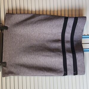 Divided Grey Bodycon Mini Skirt